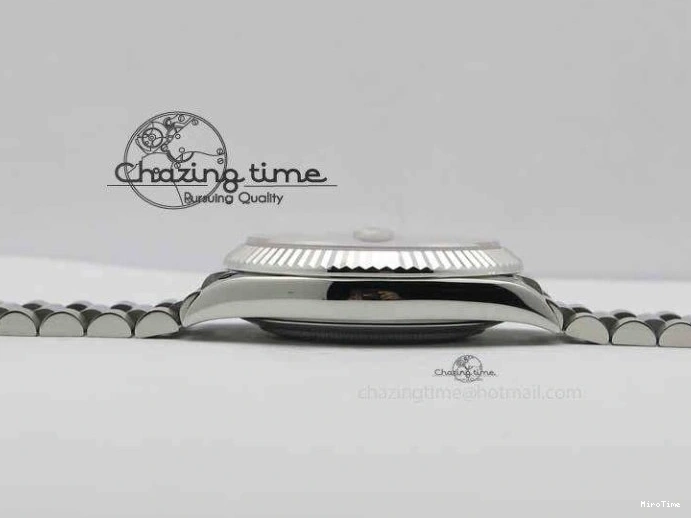 MiroTime 0503 Day Date 40mm SS BP Maker Best Edition Black Dial Diamond Markers On SS Bracelet A Casual 3691